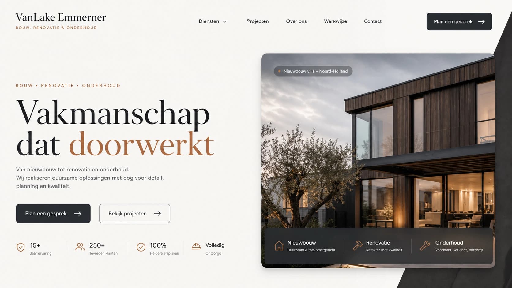 VanLake Emmerner moderne hero